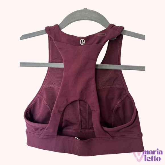 Lululemon Sports Bra, Maroon, Size 4 - Picture 2 of 5